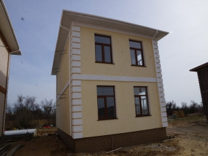 Двухэтажный новый дом в пригороде Евпатории пгт Заозерное.